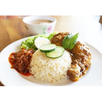 Curry Chicken Rice Set